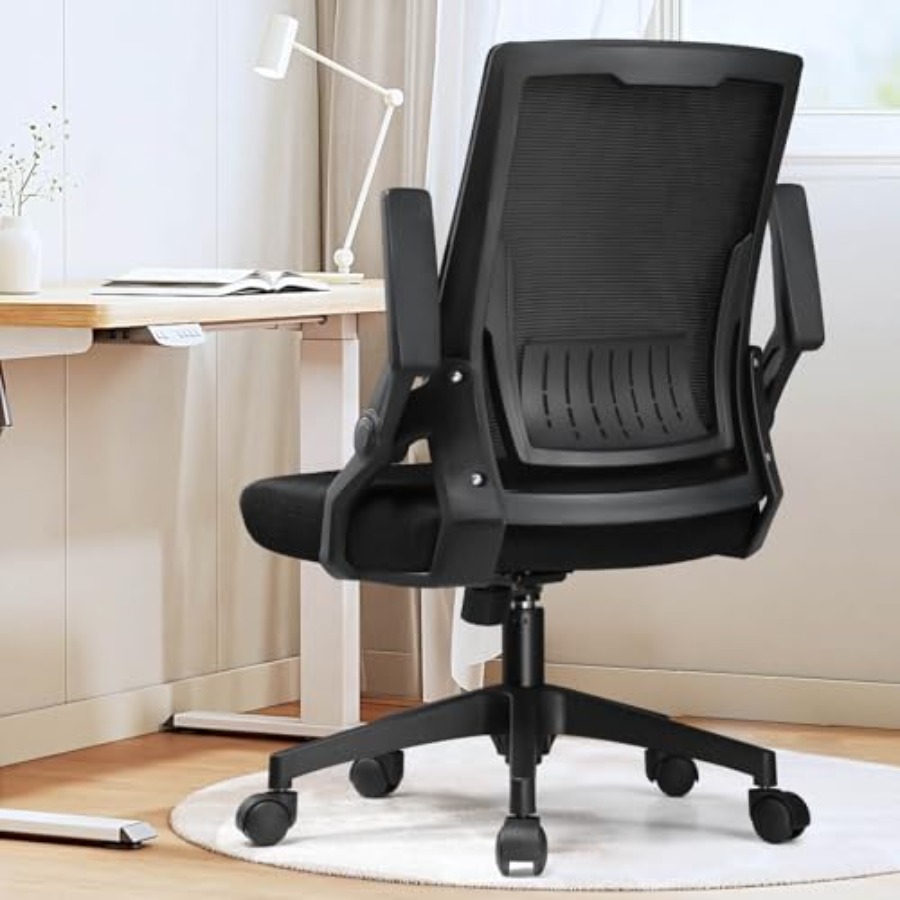 Home Office Chair - Ergonomische bureaustoel met opklapbare armleuningen Executive