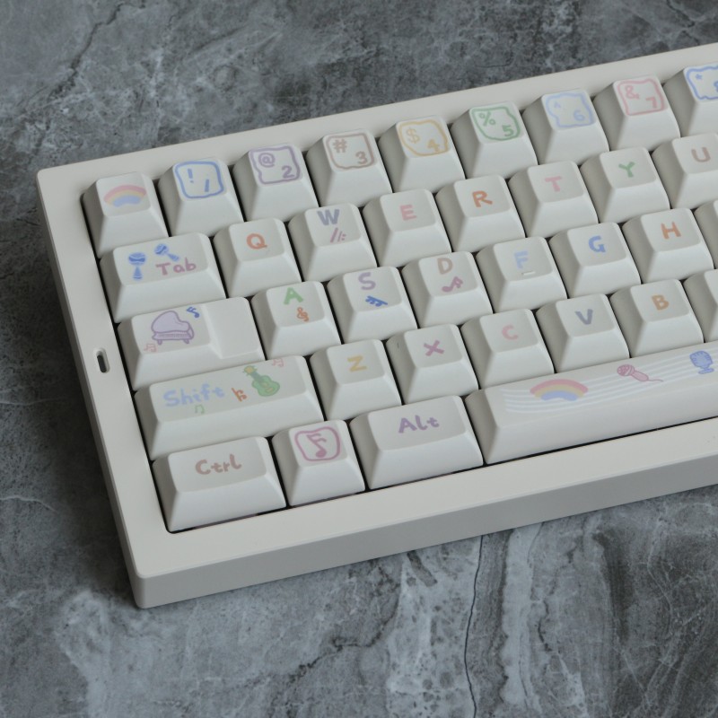Home Office Layout - 142 toetsen muzieknoot PBT Keycap KCA