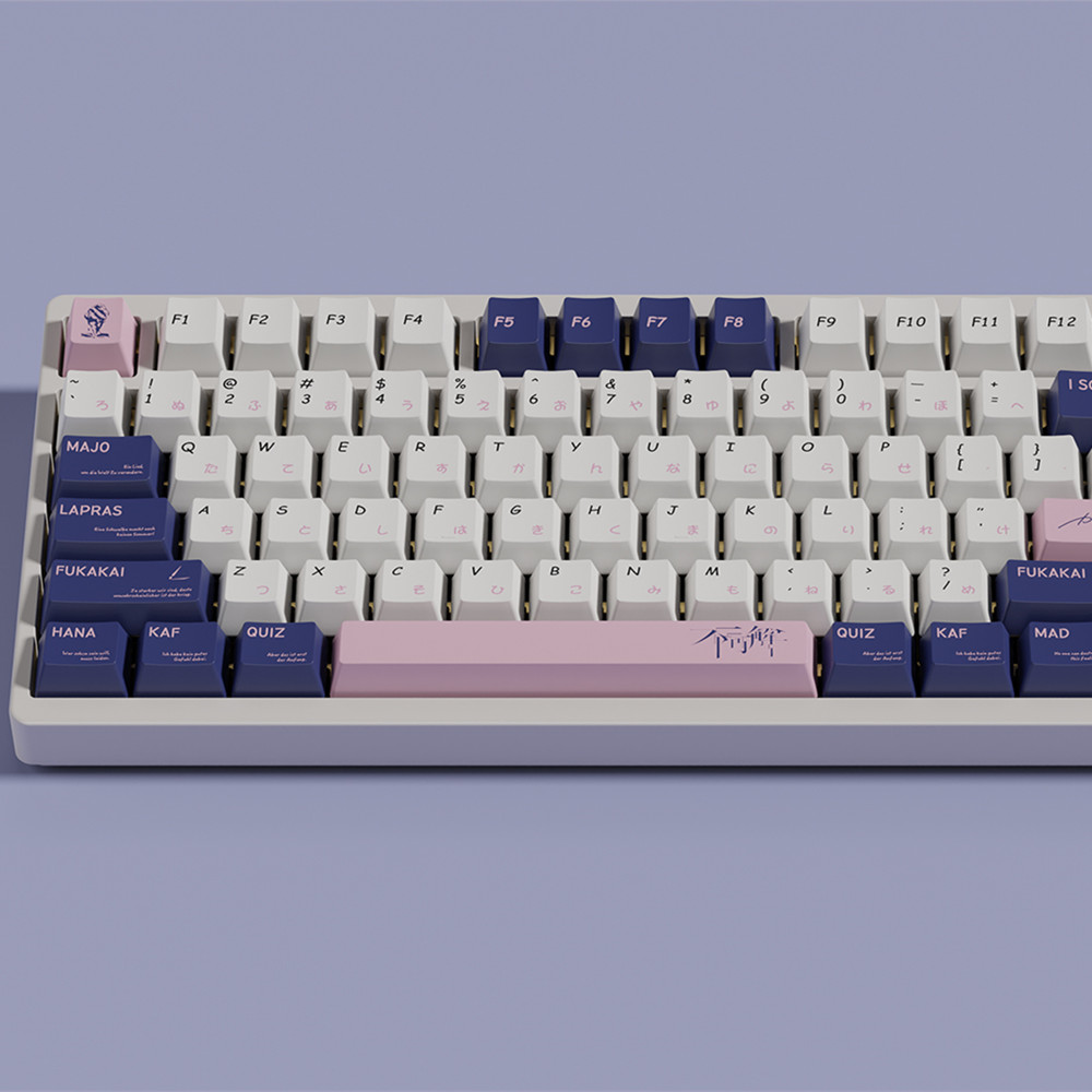 Home Office Layout - Aangepaste Kaf Keys PBT Keycaps Cherry