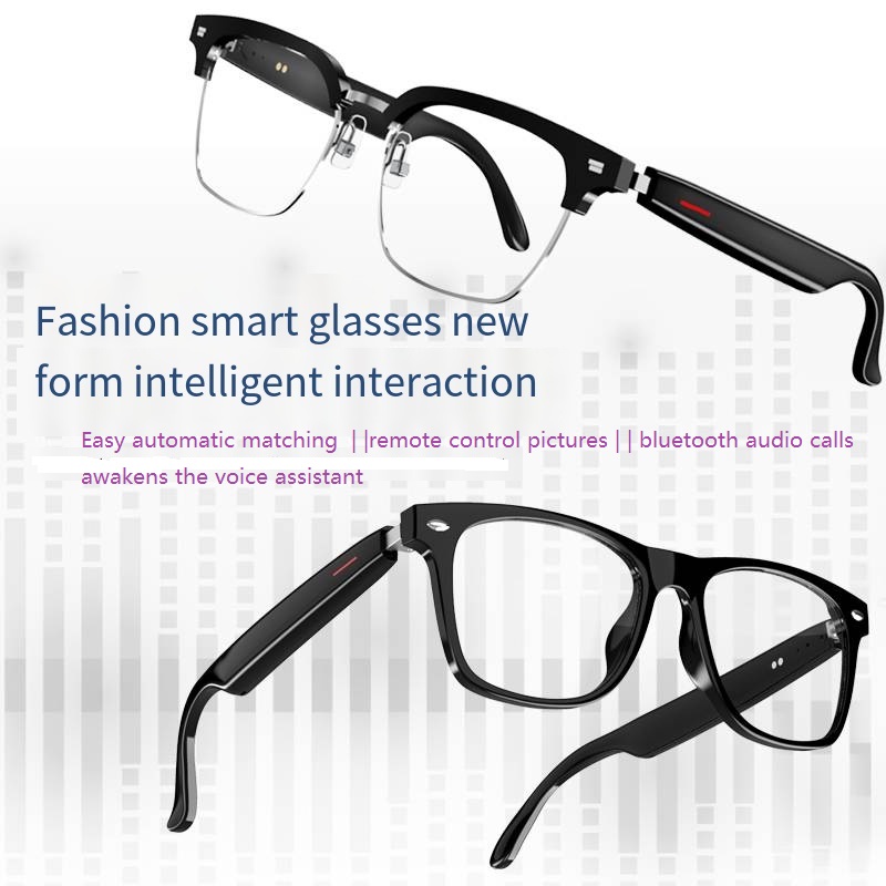 Blue Light Glasses - E13 waterdichte fietsbril, Bluetooth slimme bril,