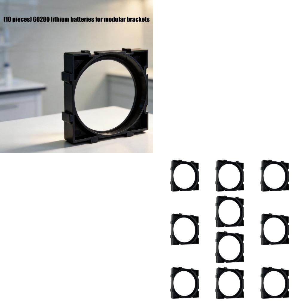 Home Office Layout - ABS-batterijhouder voor 60280 lithiumbatterijen Eenvoudige installatiemethode