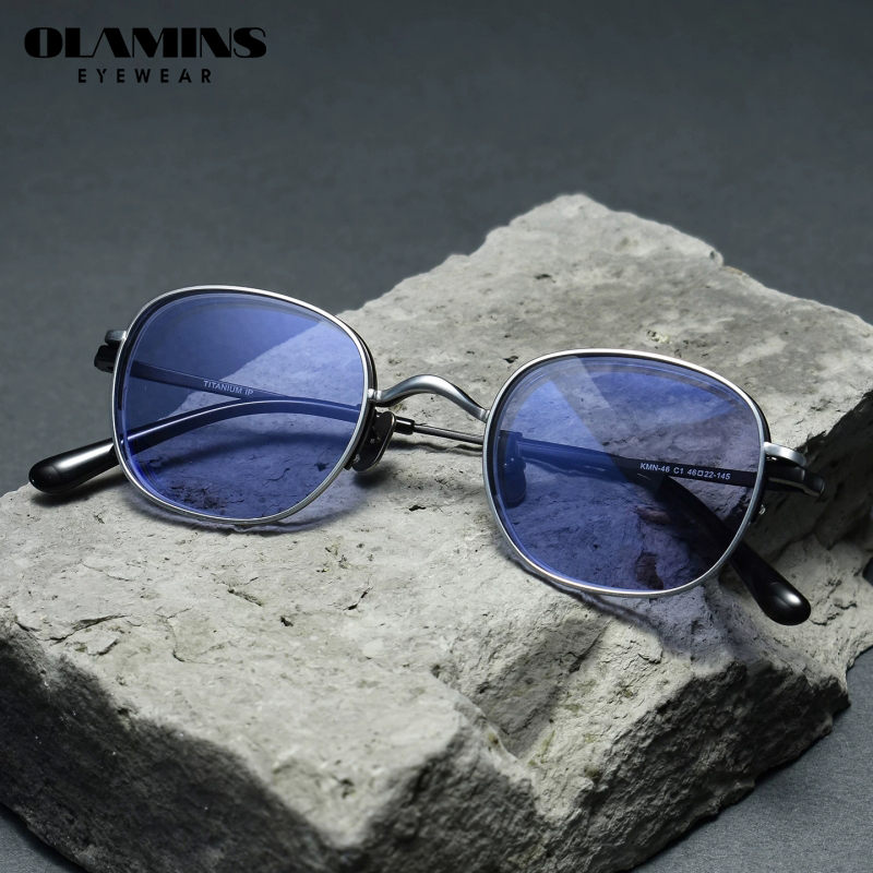 Blue Light Glasses - Olamins Ultralight Pure Titanium Magnetische Myopie