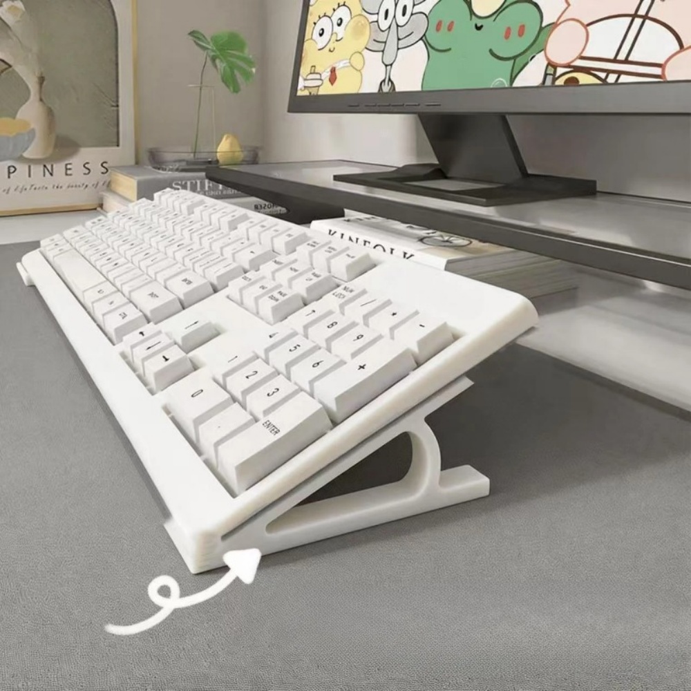 Home Office Studio - 2-delige ergonomische toetsenbordverhoger voor kantoor- en