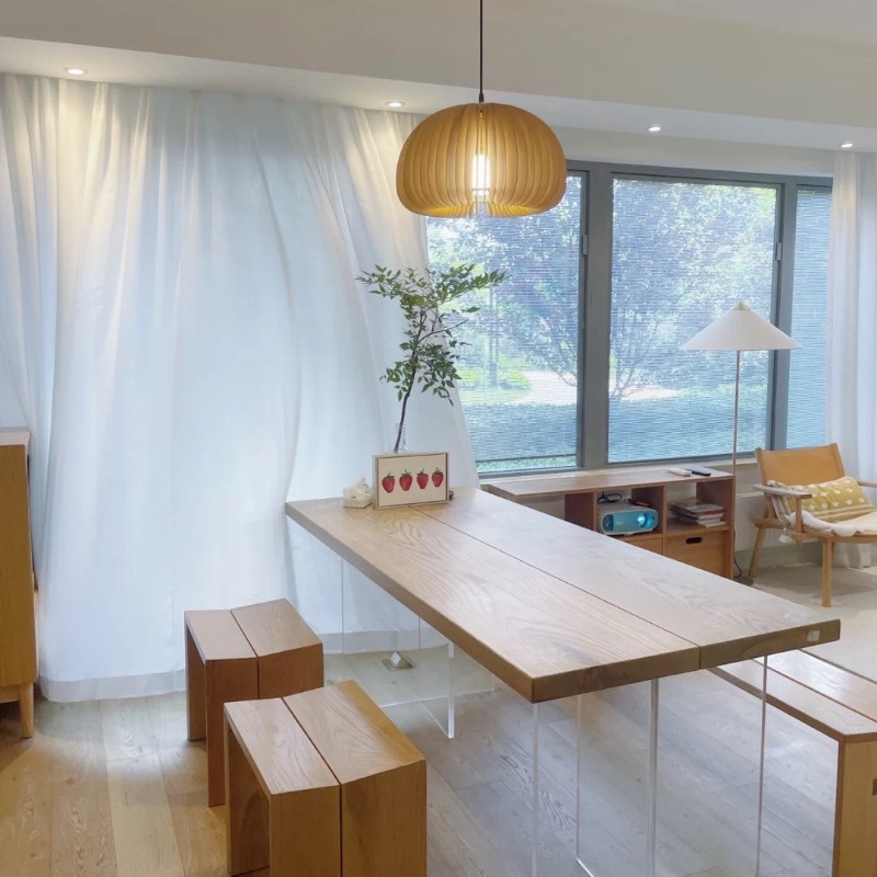 Noordse massief houten acryl z - Home Office Studio recensie en prijs