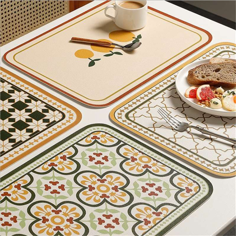 PU Retro Lederen Placemat Olie - Desk Mat Leather recensie en prijs