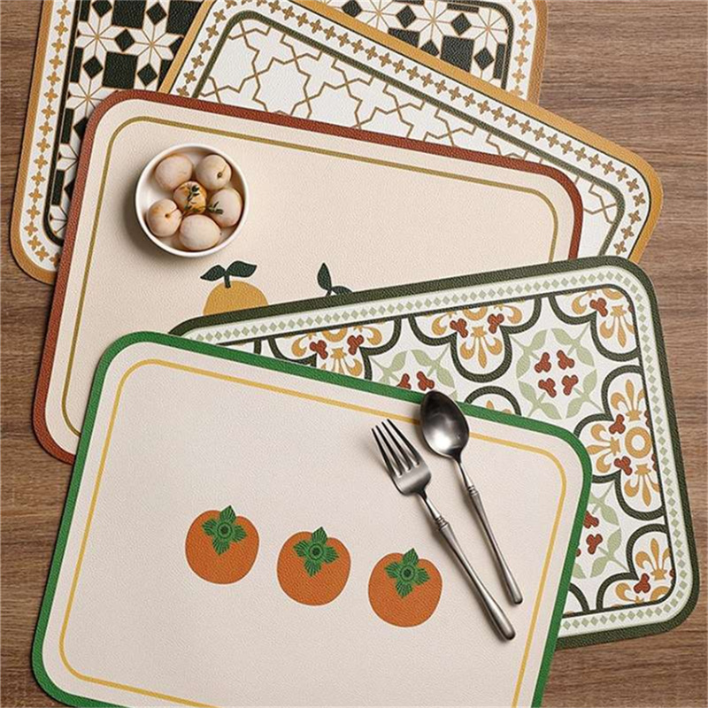 PU Retro Lederen Placemat Olie - Desk Mat Leather recensie en prijs