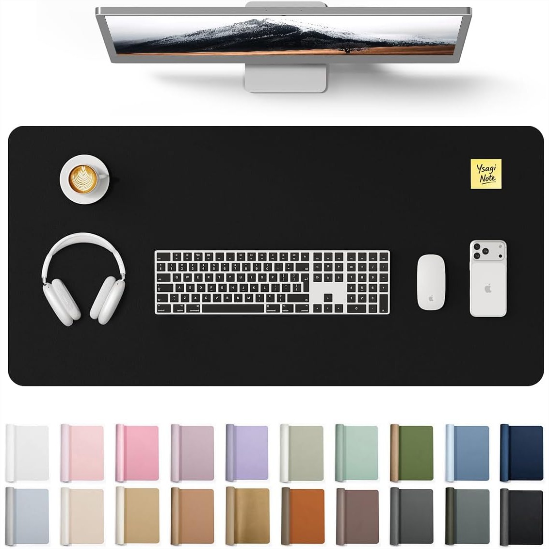 Grote bureau-onderlegger van P - Desk Mat Leather recensie en prijs