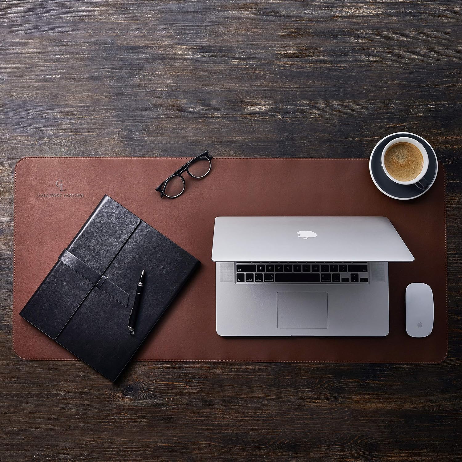 Grote PU lederen bureaumat 36x - Desk Mat Leather recensie en prijs