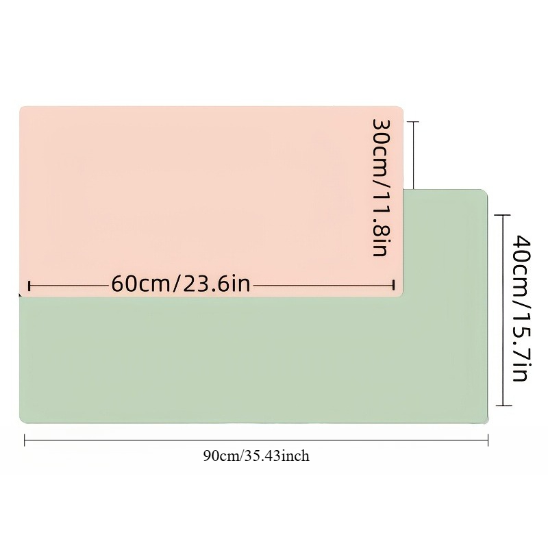 1pc grote kunstleer muismat, a - Desk Mat Leather recensie en prijs