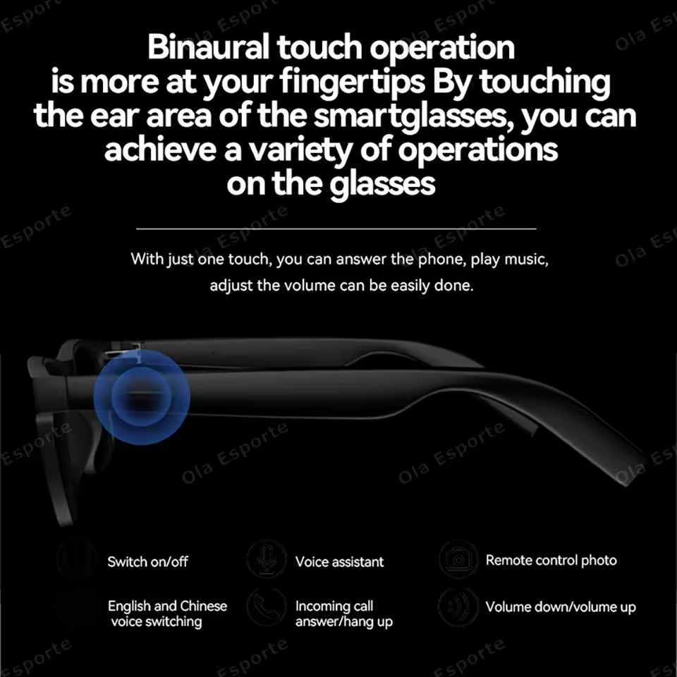 Nieuwe slimme bril Bluetooth-o - Blue Light Glasses recensie en prijs