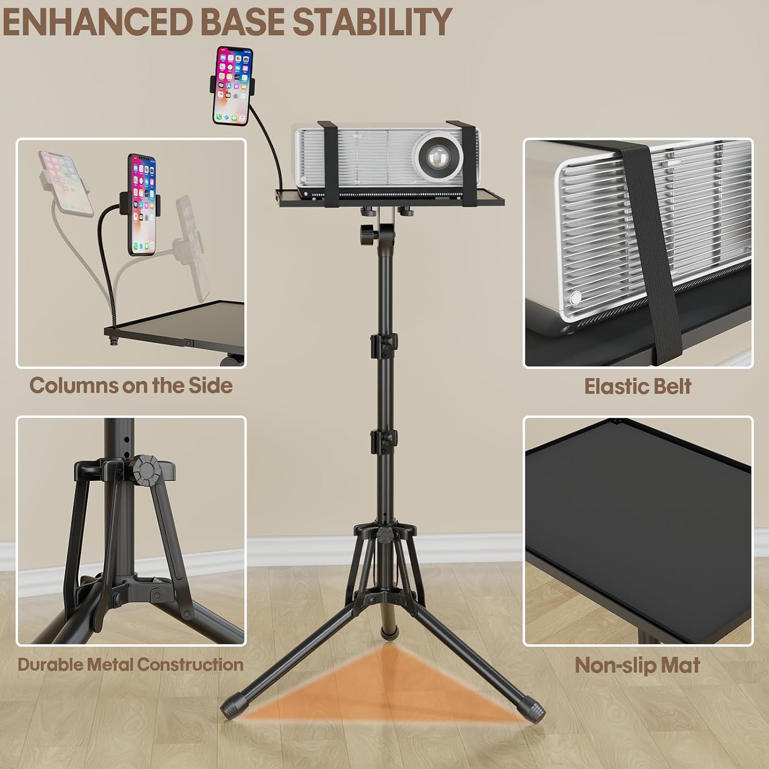 Verstelbare projectorstandaard - Free Home Office recensie en prijs