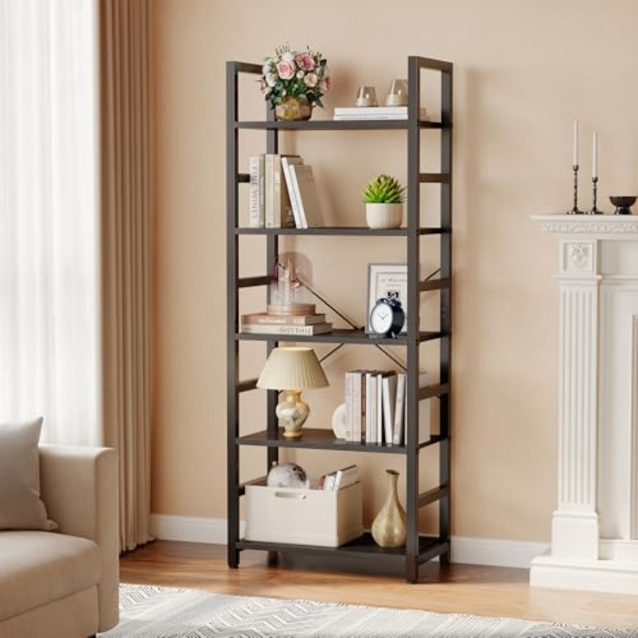 5-laags boekenplank, moderne h - Free Home Office recensie en prijs