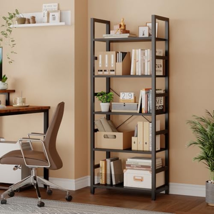 5-laags boekenplank, moderne h - Free Home Office recensie en prijs