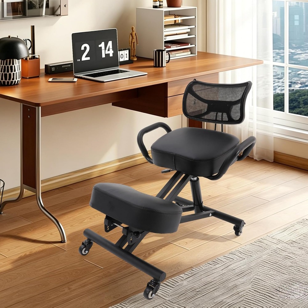 Ergonomische knielstoel met ru - Home Office Chair recensie en prijs