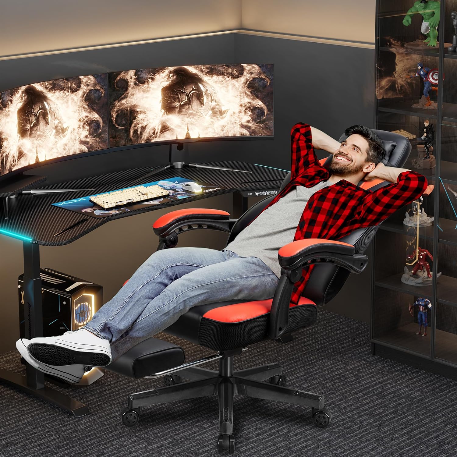 Gamingstoel met voetensteun, m - Home Office Chair recensie en prijs