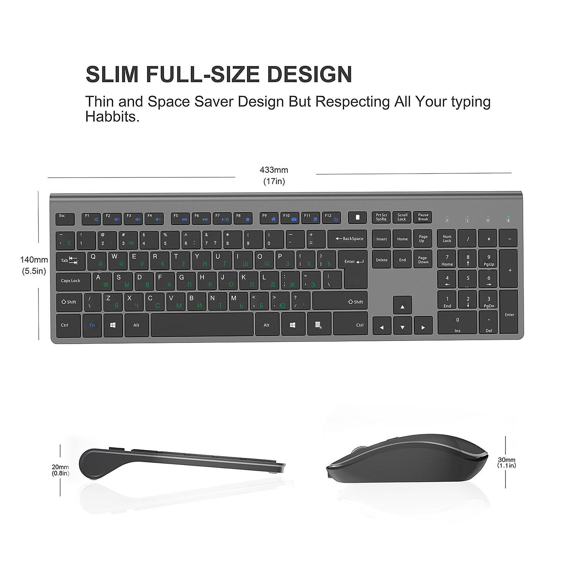 2.4G Oplaadbare Draadloze Toet - Home Office Layout recensie en prijs