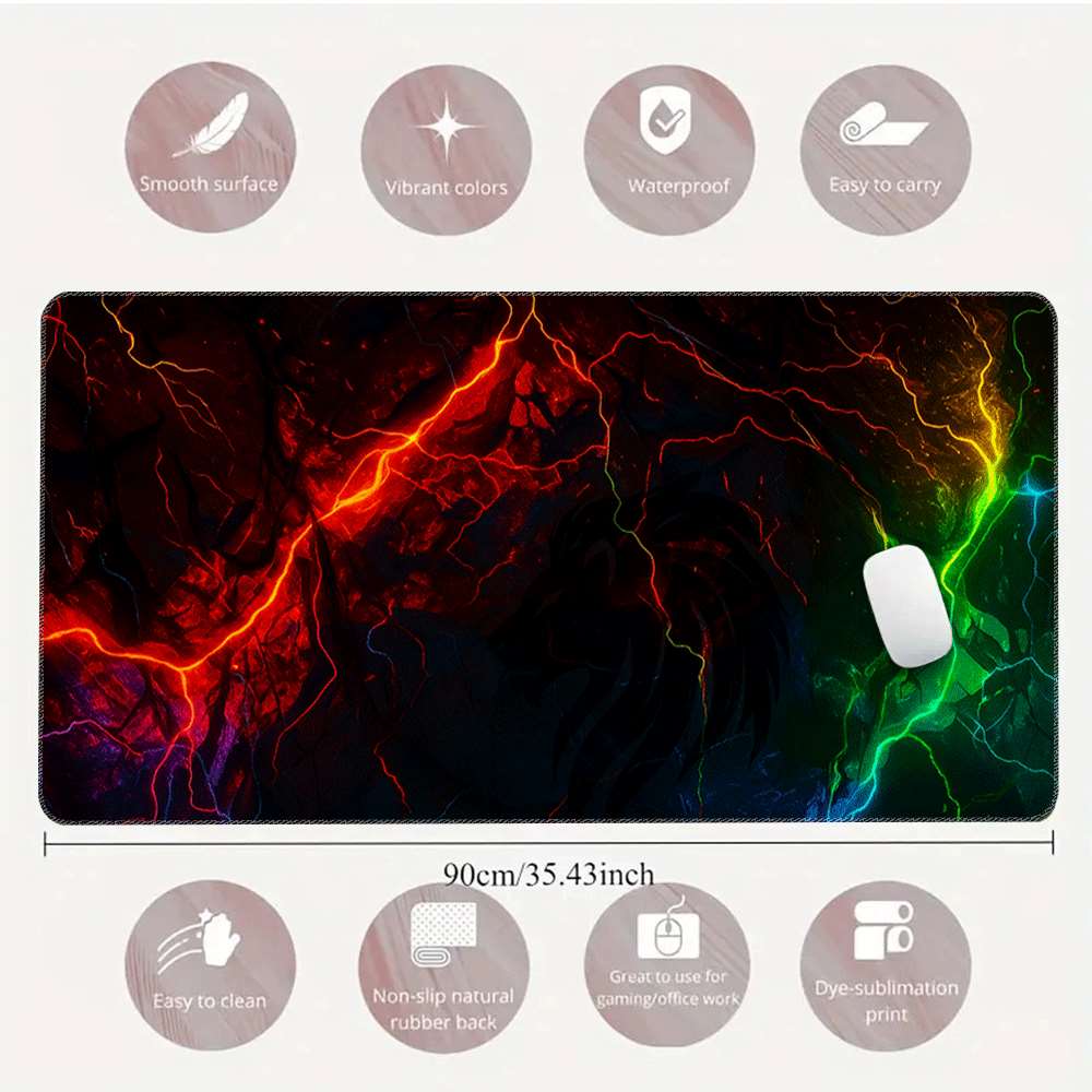 Kleurrijke Lightning Gaming Mu - Mousepad Xl Extended recensie en prijs