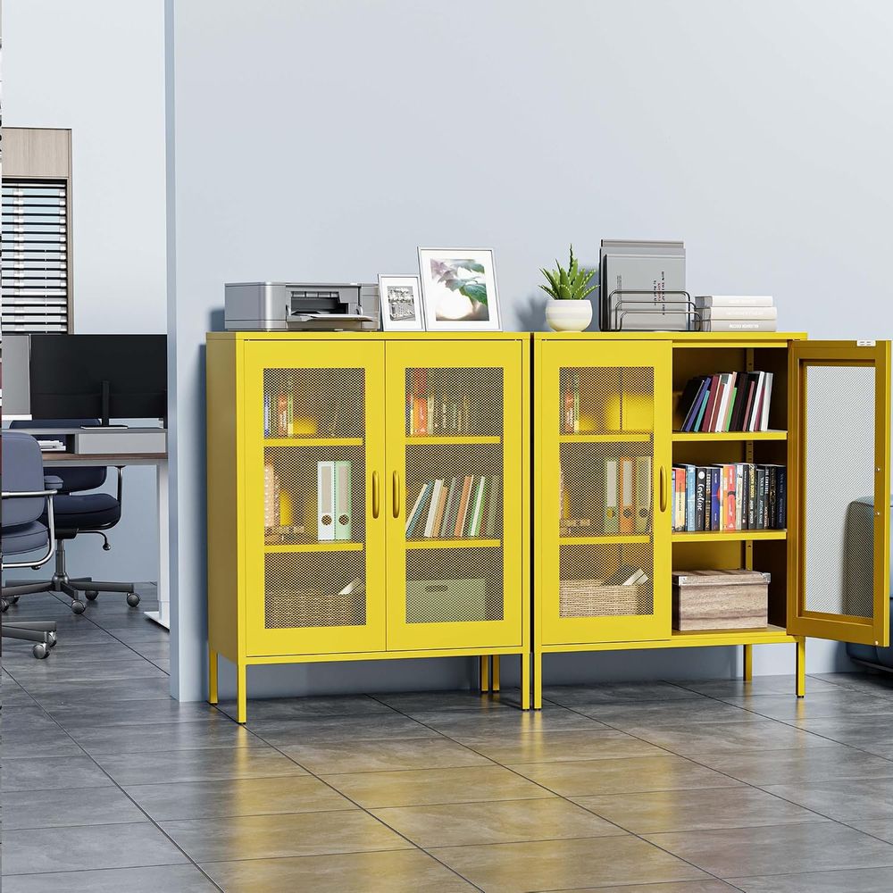 Metalen opbergkast met verstel - Free Home Office recensie en prijs