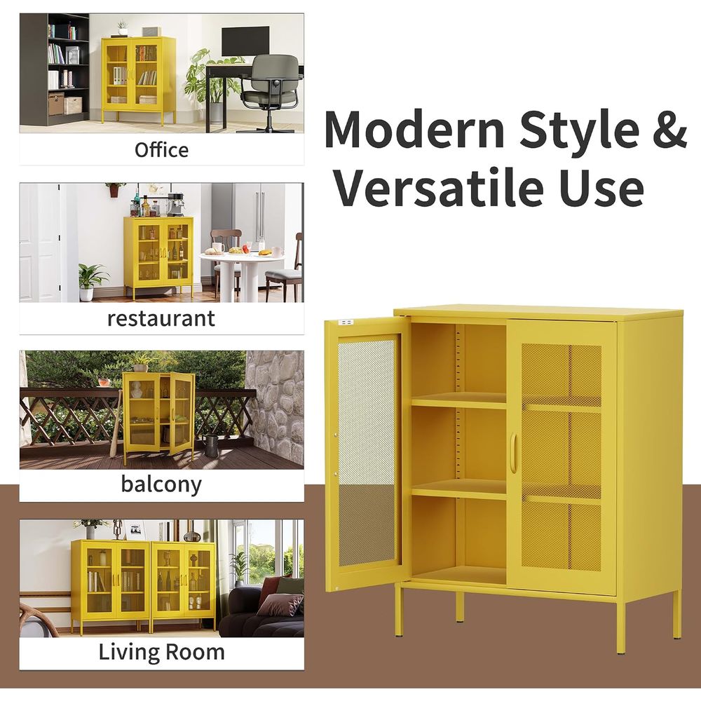 Metalen opbergkast met verstel - Free Home Office recensie en prijs