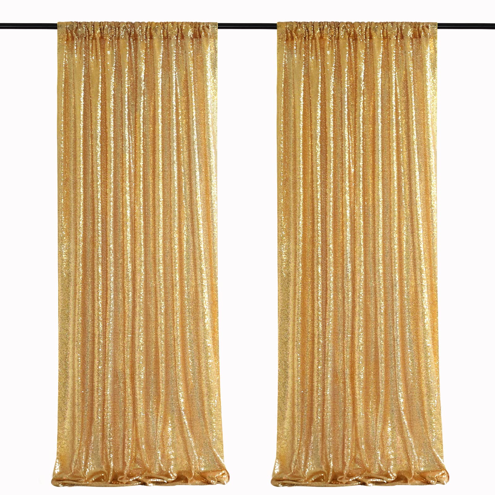 2 STKS Gold Sequin Party Achte - Home Office Backdrop recensie en prijs