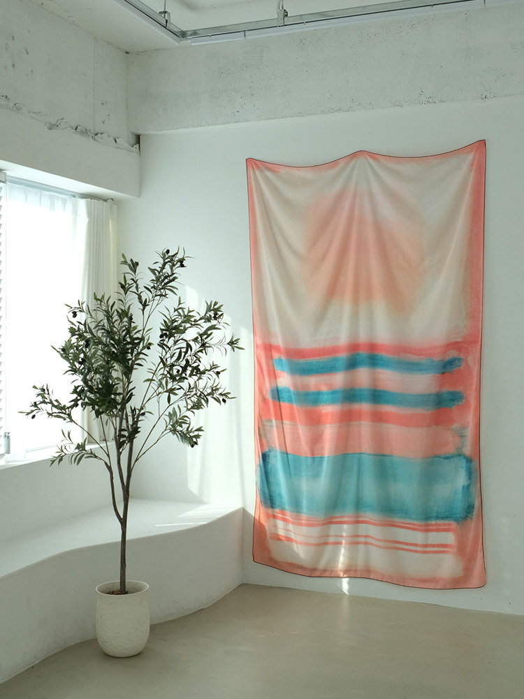 Chiffon roze patroon met zeezi - Home Office Backdrop recensie en prijs