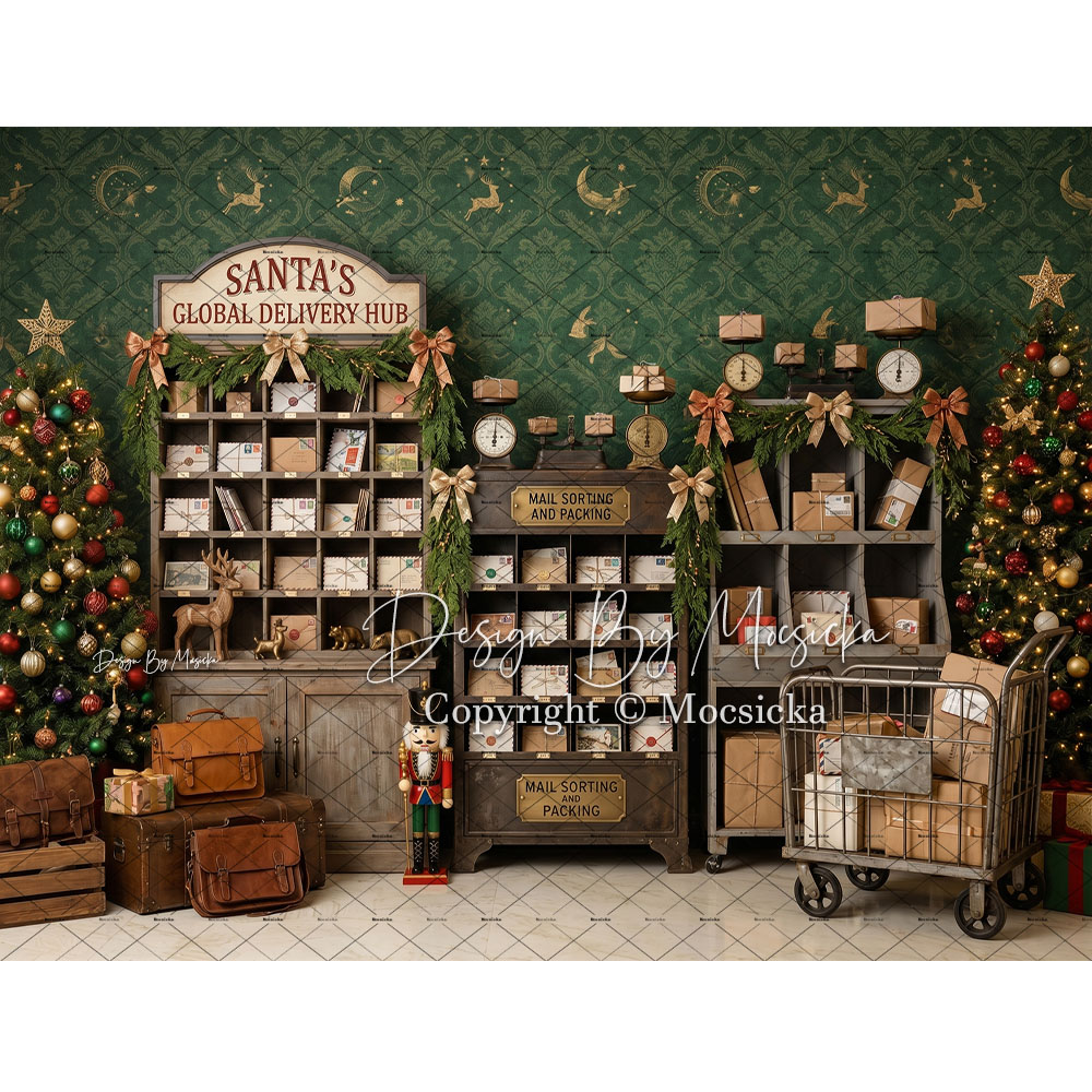 Mocsicka Kerstmis Noordpool Po - Home Office Backdrop recensie en prijs