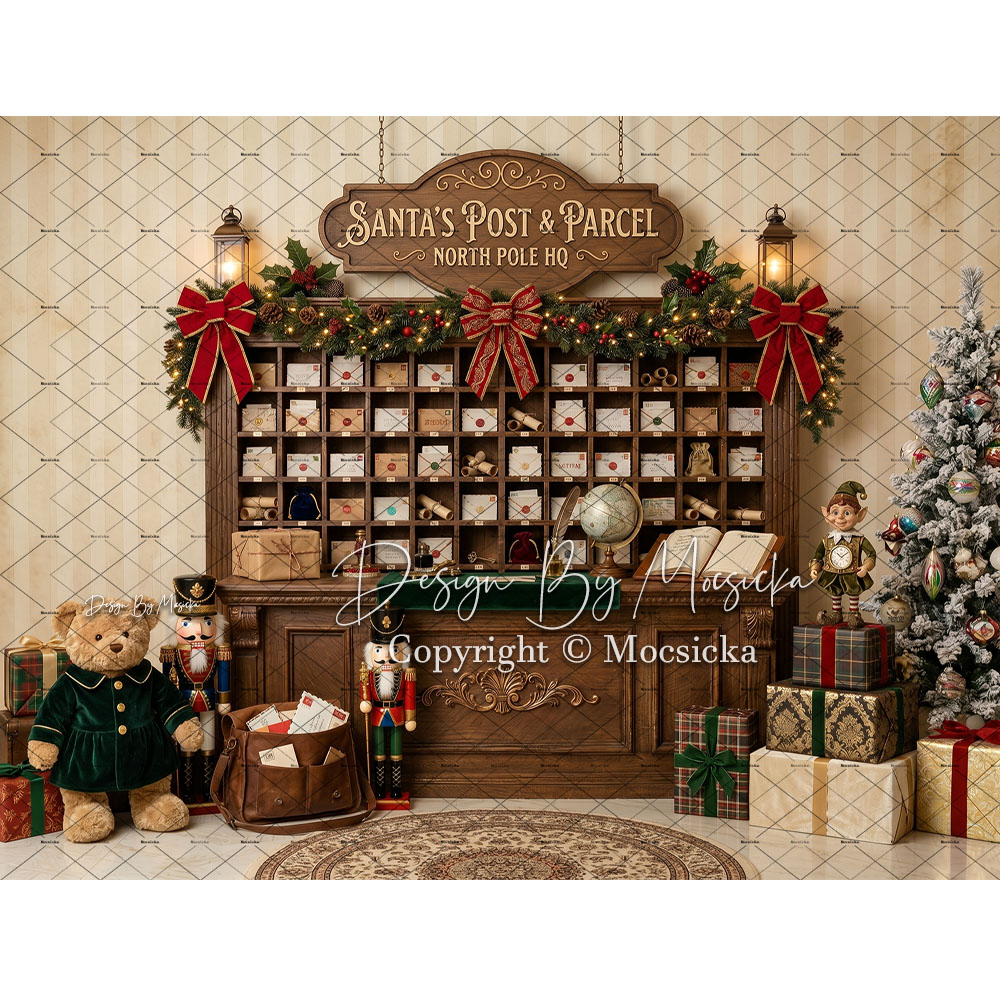 Mocsicka Kerstmis Noordpool Po - Home Office Backdrop recensie en prijs