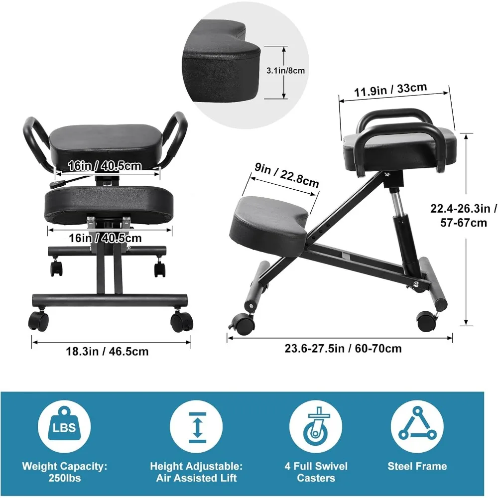 Ergonomische knielstoel voor h - Home Office Chair recensie en prijs