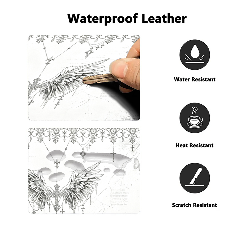 Leren muismat Zwart Wit Anime  - Desk Mat Leather recensie en prijs