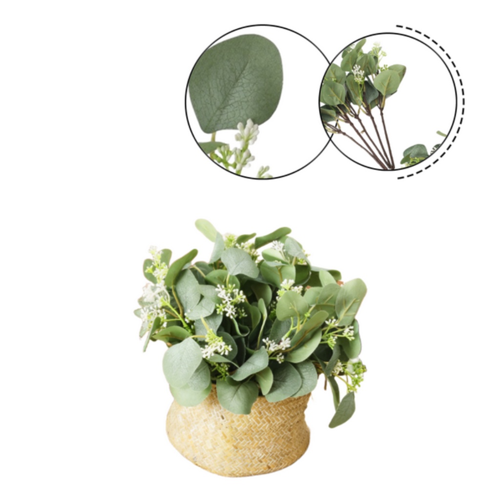 Kunstmatige eucalyptusbladeren - Home Office Backdrop recensie en prijs
