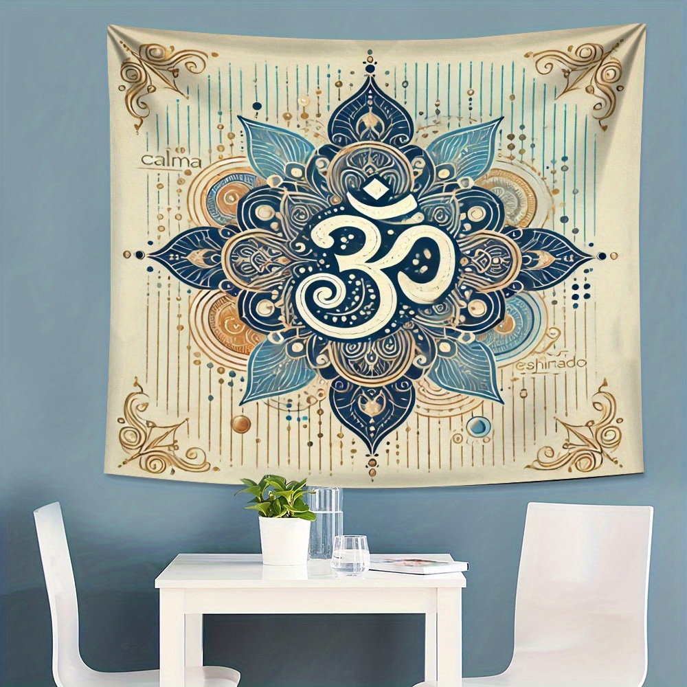 1PC Mandala en Om symbool gedr - Home Office Backdrop recensie en prijs