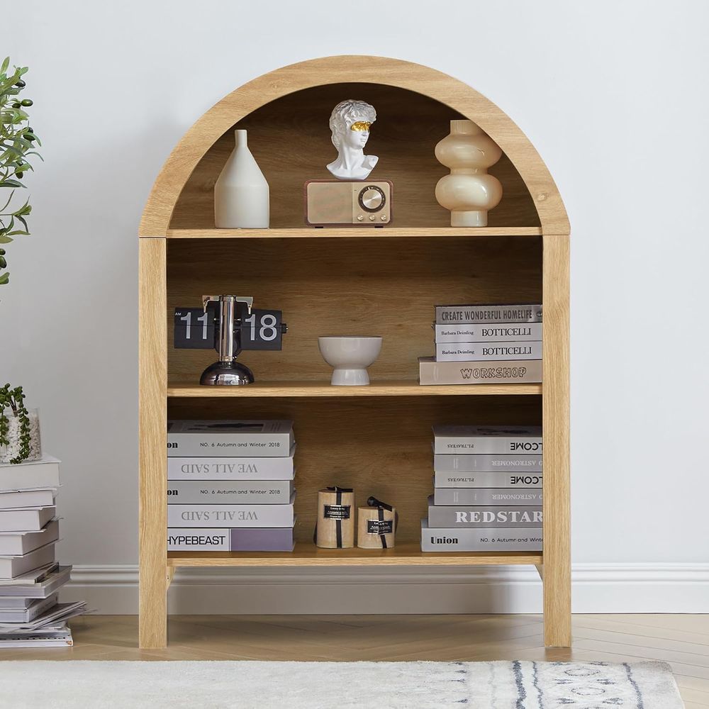 Vrijstaande boekenkast met 3 n - Free Home Office recensie en prijs
